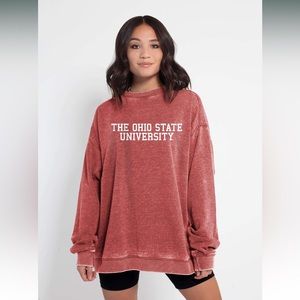 Chicka-d Women's Campus Crew Sweatshirt - Ohio State University